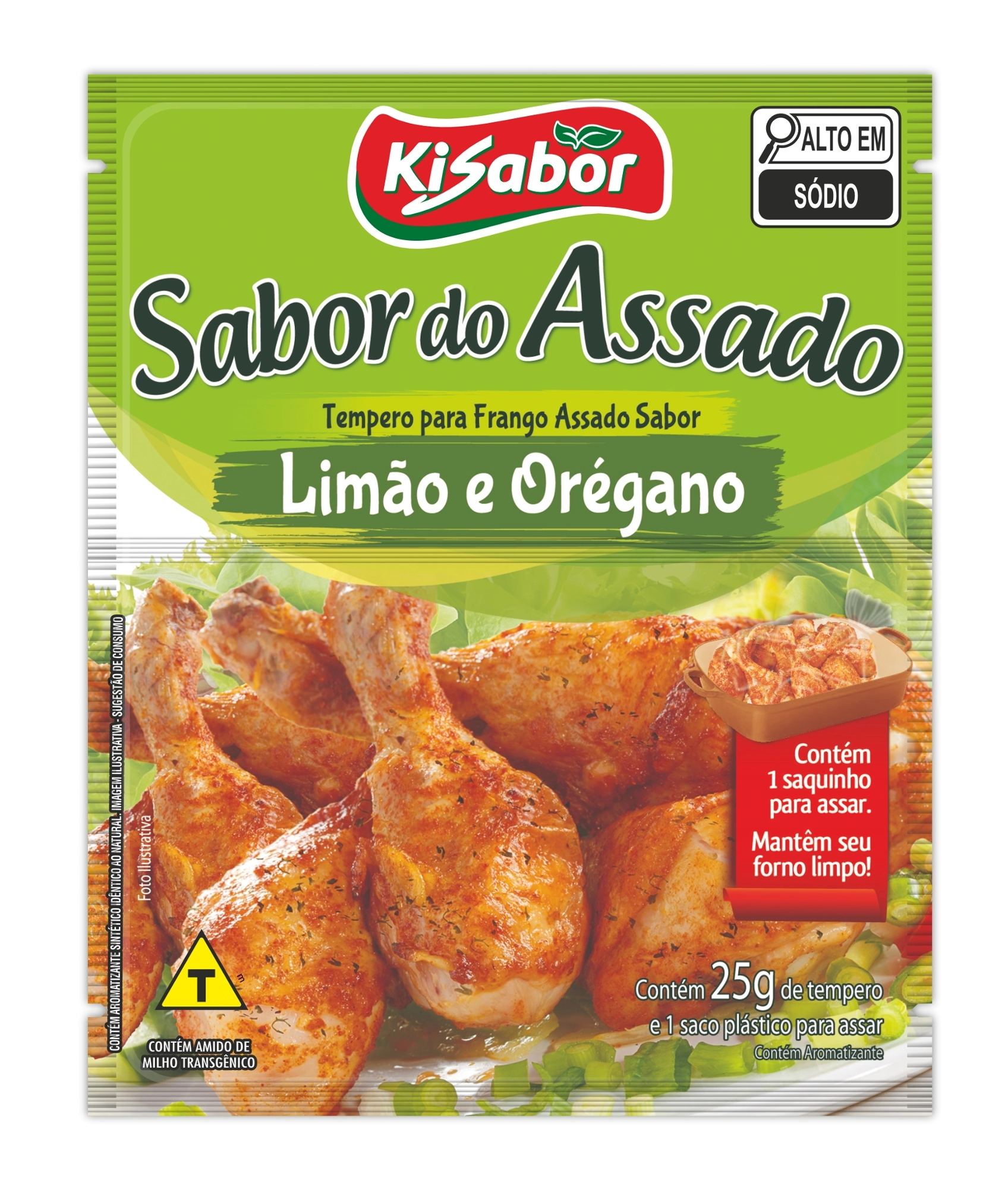 Tempero Sabor Do Assado Limao/oregano 23g Kisabor