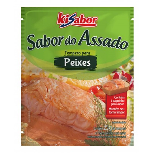 Tempero Kisabor Assado 25g Peixes