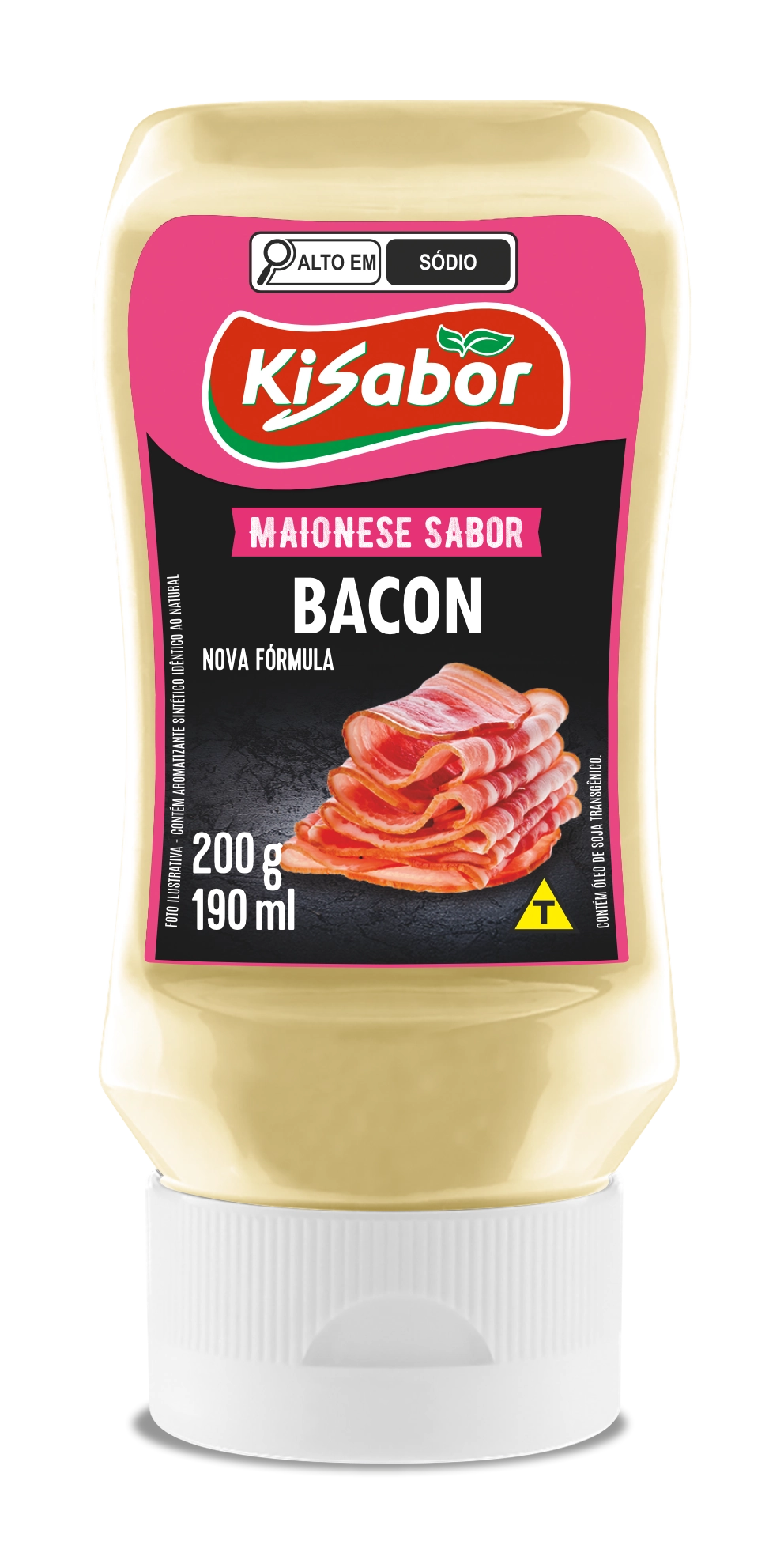 Maionese Sabor Bacon Kisabor