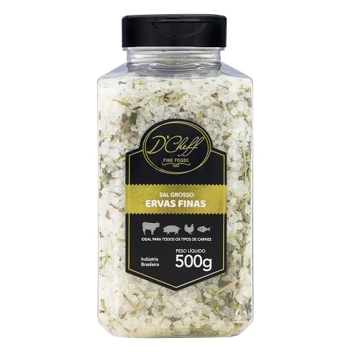 Sal Grosso Ervas Finas Dcheff Frasco 500g
