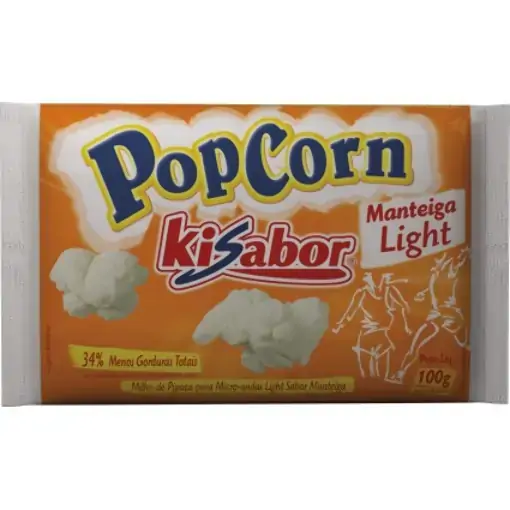 Popcorn Kisabor Manteiga Light