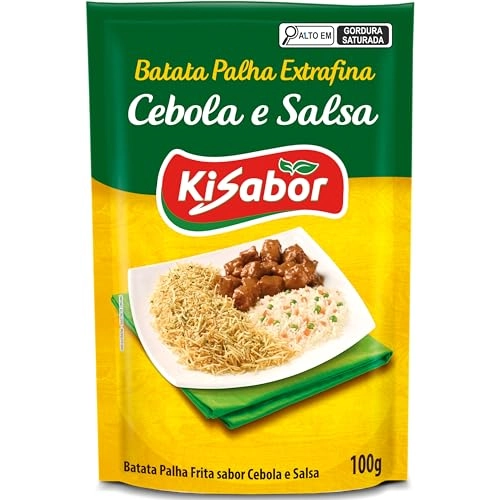 Batata Kisabor 100g Palha Extra Fina Cebola E Salsa