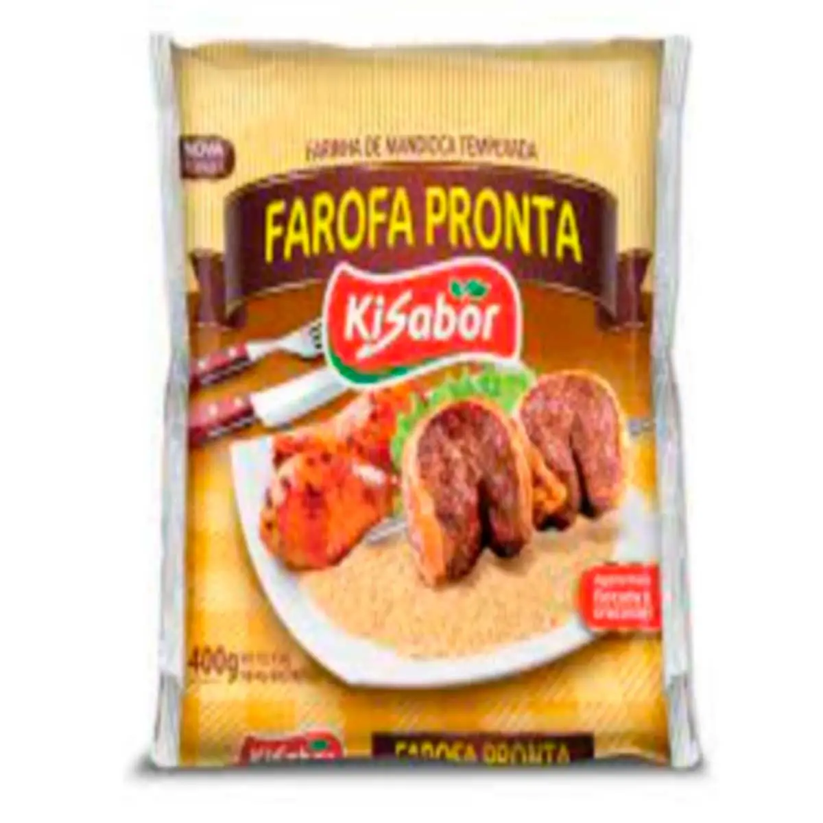 Farofa Pronta Kisabor 400g
