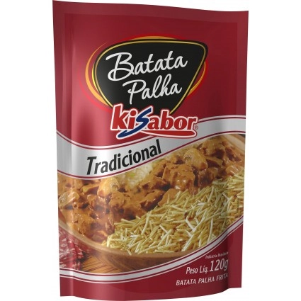 Batata Palha Tradicional 120g Kisabor