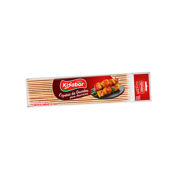 Espetinhos Kispetos 40 Unidade