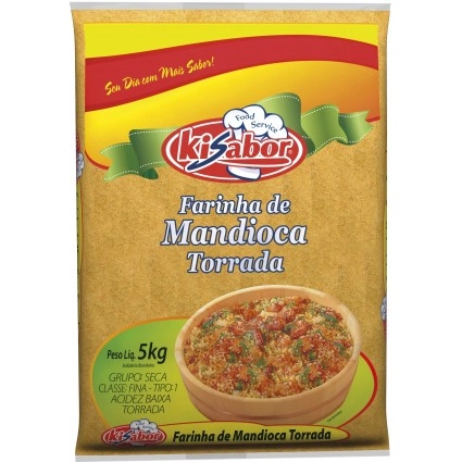 Farinha De Mandioca Torrada Kisabor 5kg