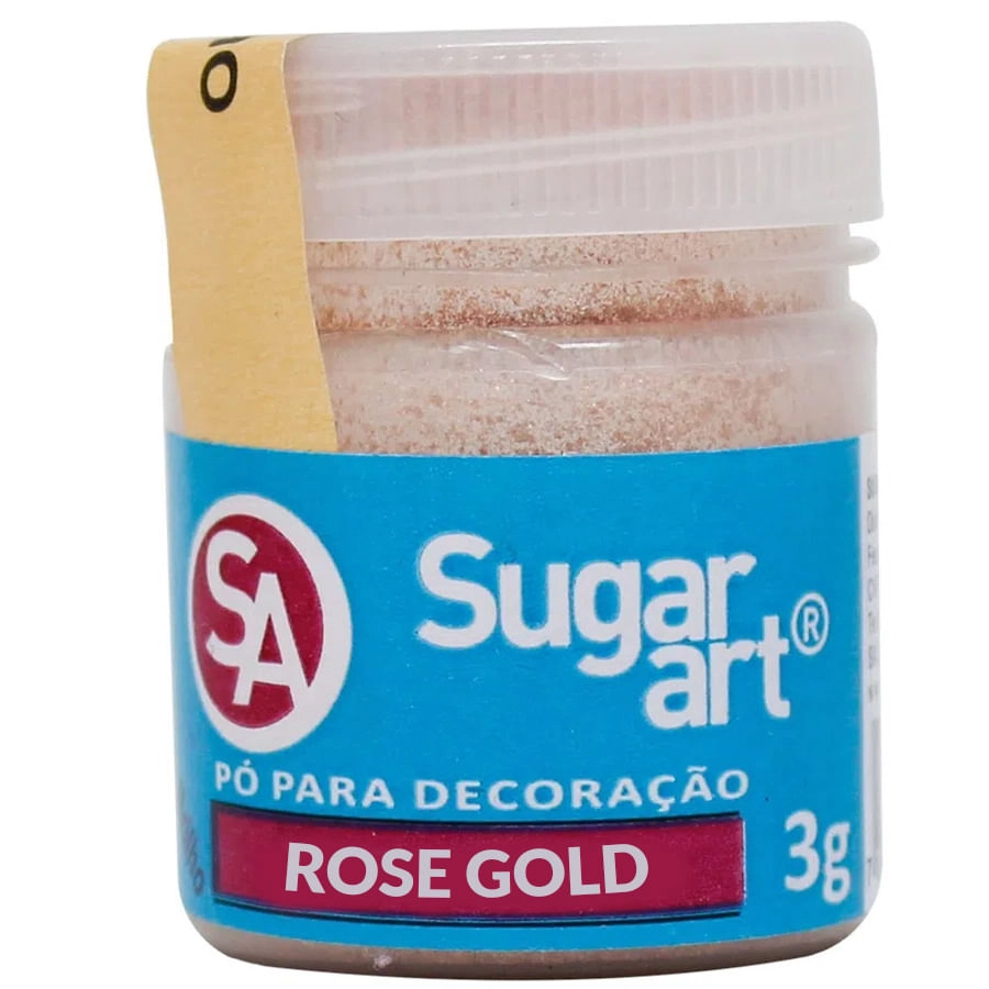 Po P/ Decoracao Ouro Rose 3g
