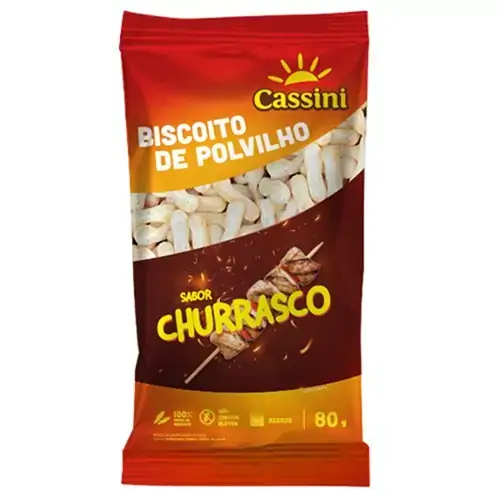 Bisc Polvilho Cassini 80g Churrasco