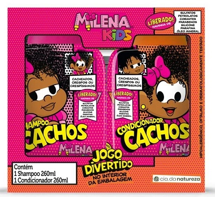 T.m. Kit Bonecos Sh 260ml Co 260ml Milena