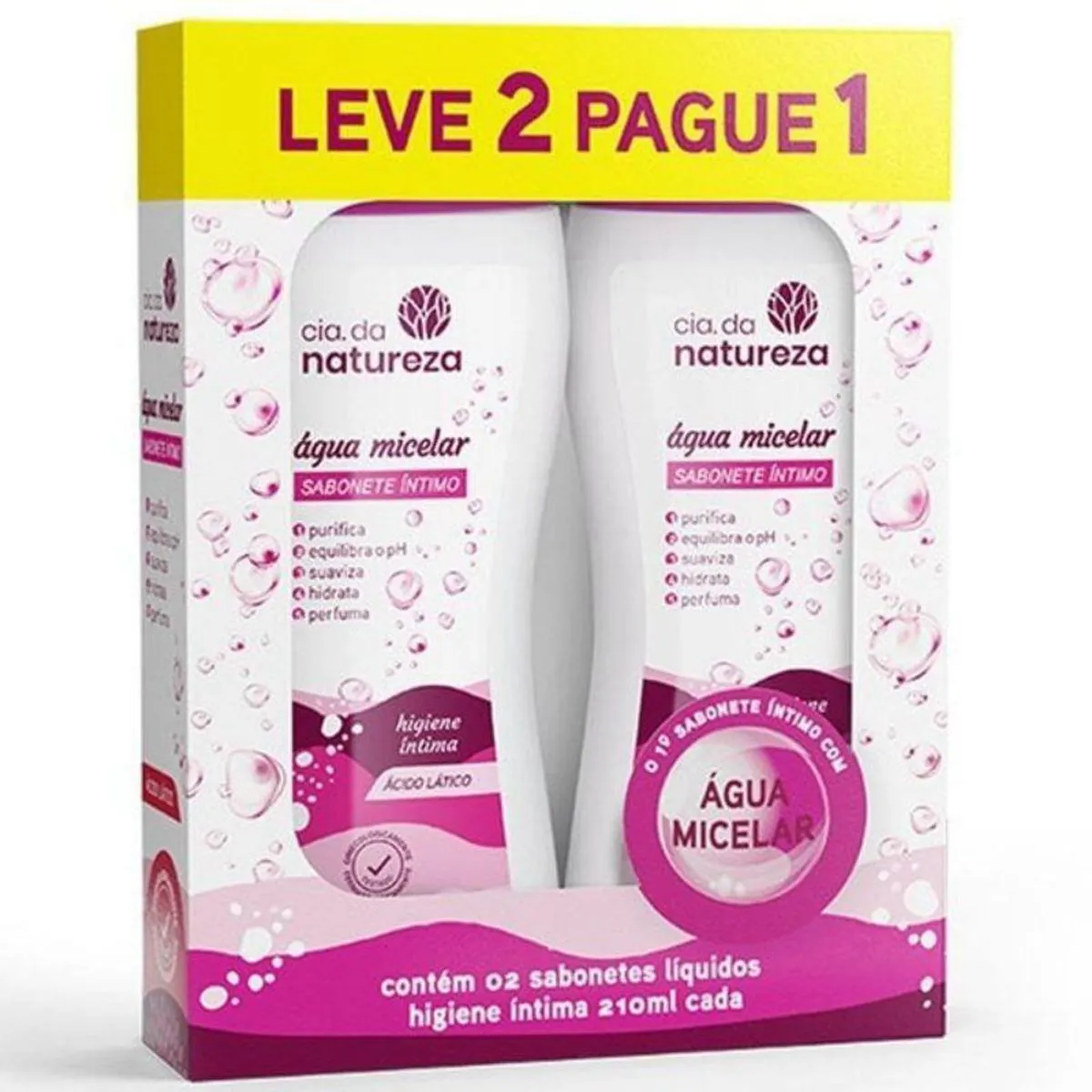 Sab Liq Int Cia Da Natureza Kit L2p1 210ml Micelar