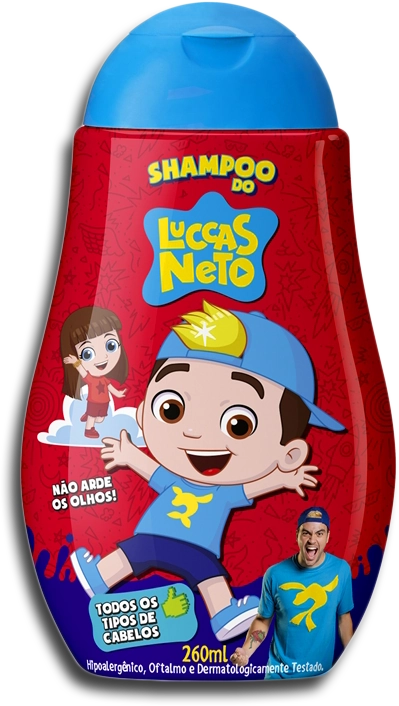 Luccas Neto Sh 260ml Todos Tipos