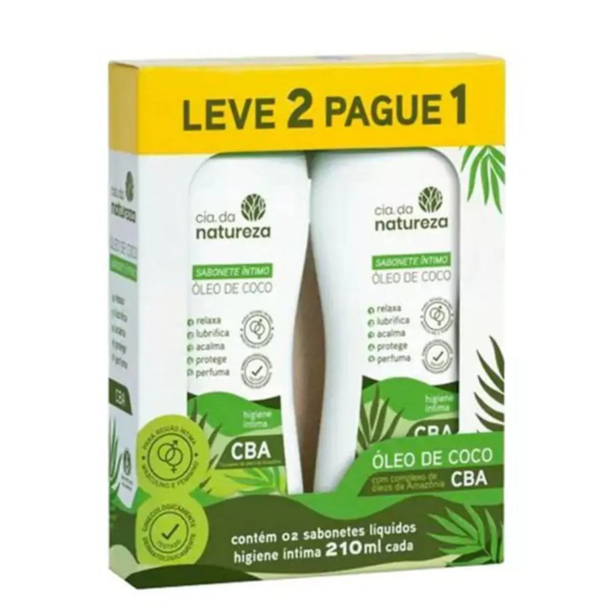 Sab Liq Intimo Cia Da Natureza 210ml Oleo De Coco Cba L2p1