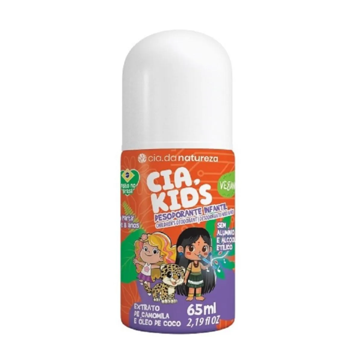 Des Roll On Cia Da Natureza 65ml Cia Kids Camomila