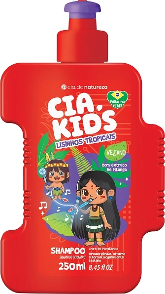 Sh Cia Da Natureza 250ml Cia Kids Lisinhos Tropicais