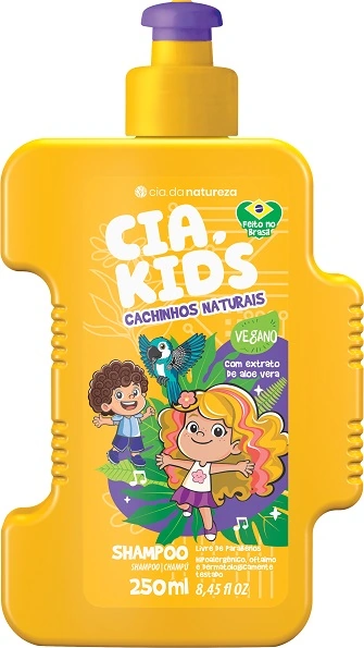 Sh Cia Da Natureza 250ml Cia Kids Cachinhos Naturais