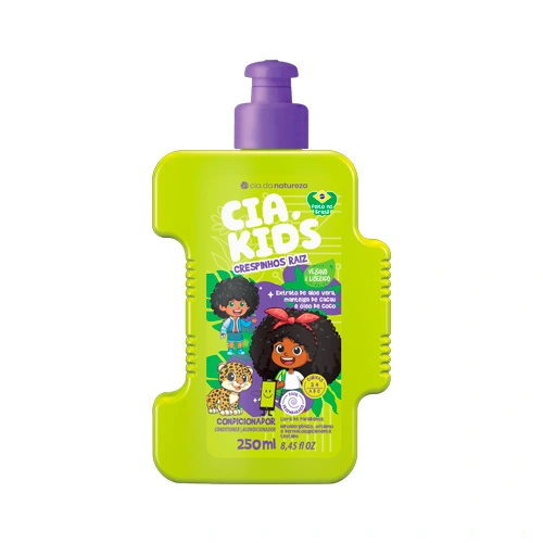 Cond Cia Da Natureza 250ml Cia Kids Crespinhos Raiz