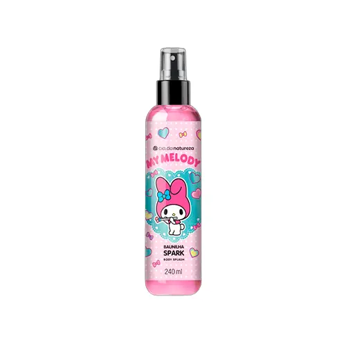 Body Splash Cia Da Natureza 240ml Hello Kitty My Melody