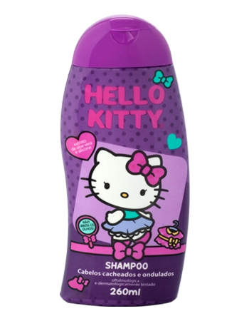 Shampoo Hello Kitty Cabelos Cacheados e Ondulados 260ml