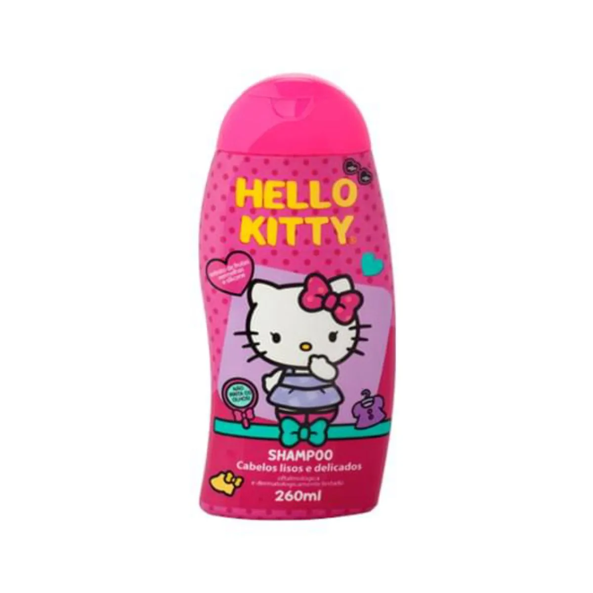 Shampoo Hello Kitty Cabelos Lisos e Delicados 260ml