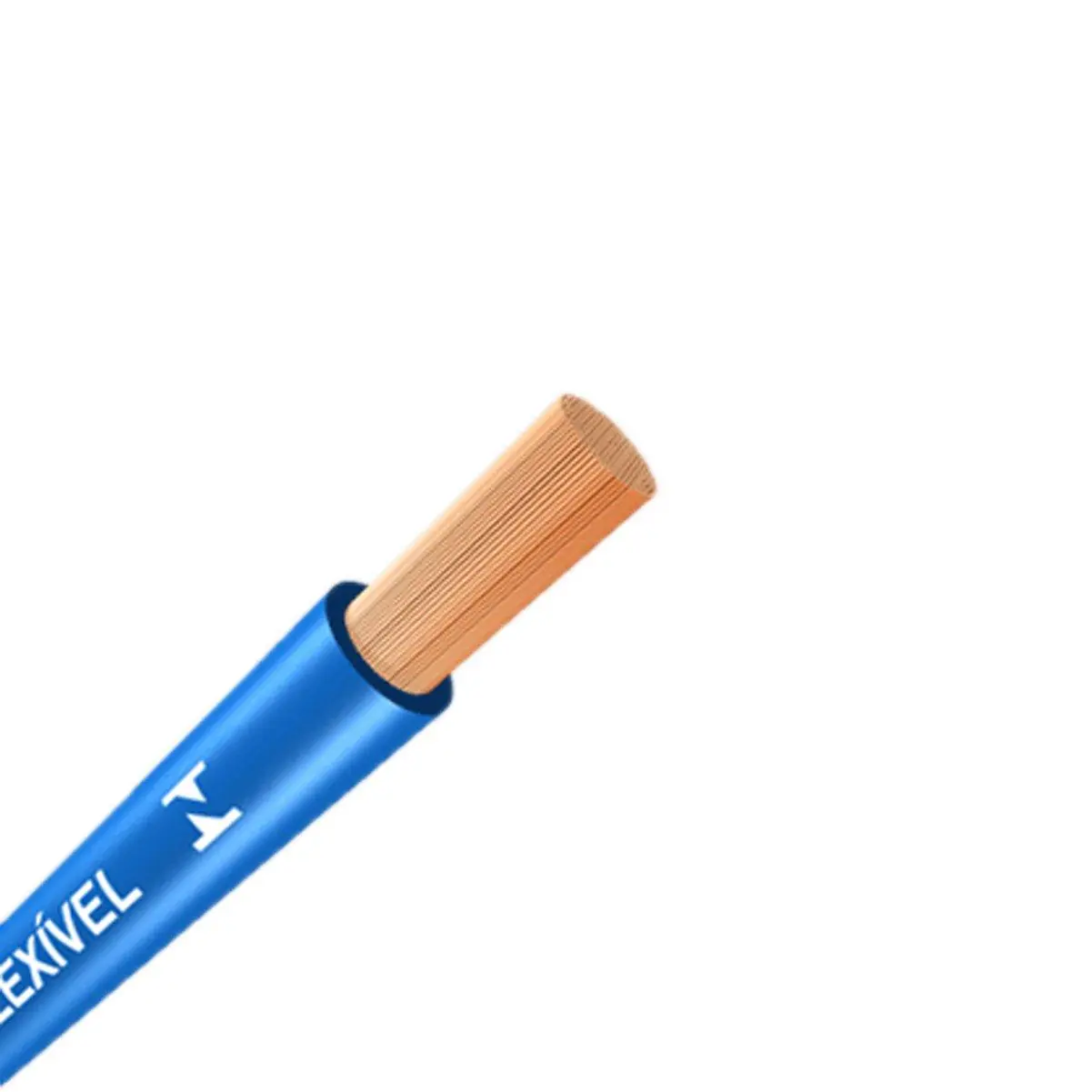 Fio Elétrico Flexível 1,5mm X 50 Metros Azul - Controller, Tamanho: 50m