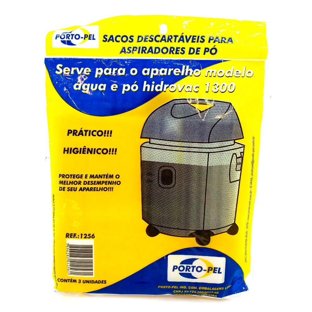 Saco Aspir.hidrovac 1300 C/3 Portopel