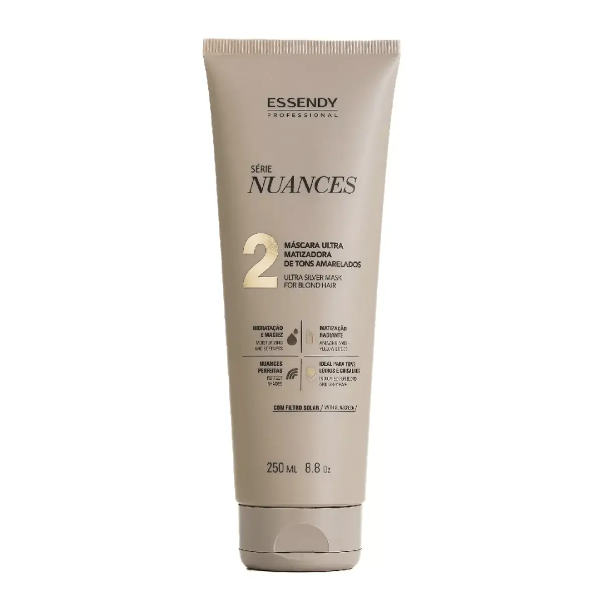 Máscara Ultra-matizadora Nuances - Essendy - 250g - Máscara Ultra-Matizadora Nuances - Essendy - 250