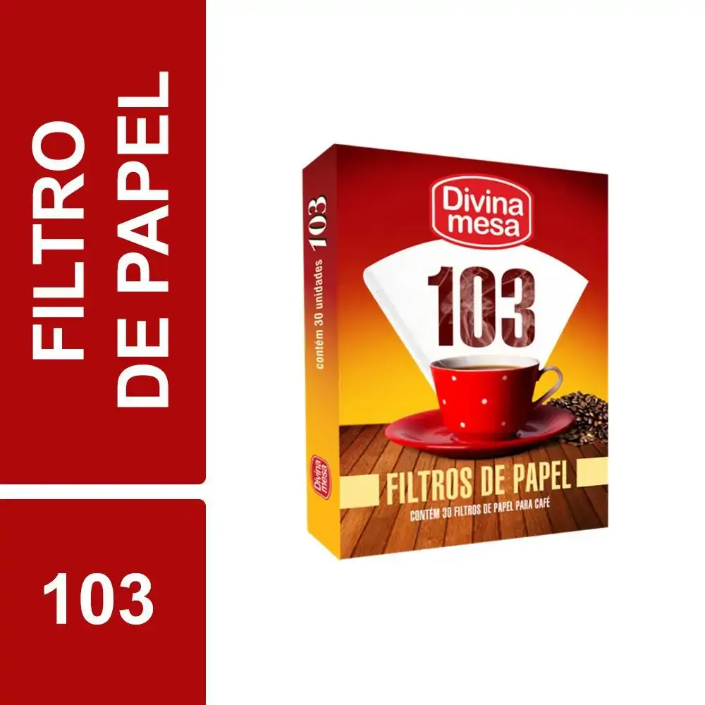Filtro Papel Divina Mesa 103 C/40