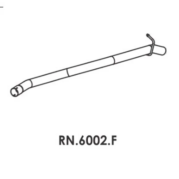 Tubo Traseiro RENAULT DUSTER/OROCH - MASTRA RN6002F