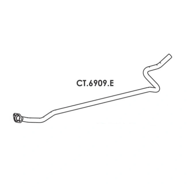 Escapamento Silencioso Intermediário CITROEN C3 - MASTRA CT6909E