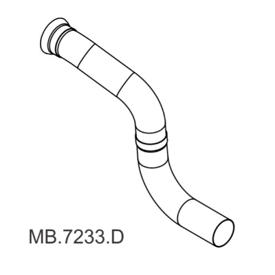 Tubo Dianteiro - MASTRA MB7233D
