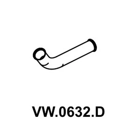 Tubo Dianteiro - MASTRA VW0632D