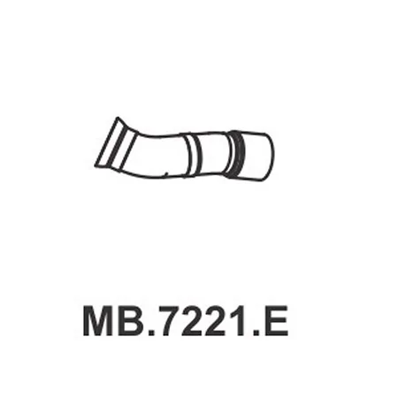 Tubo Intermediário - MASTRA MB7221E