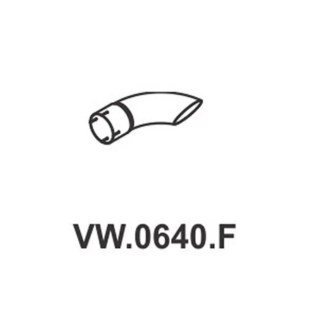 Tubo Traseiro VOLKSWAGEN 13180 CONSTELLATION/15180 CONSTELLATION 3 Pol. - MASTRA VW0640F