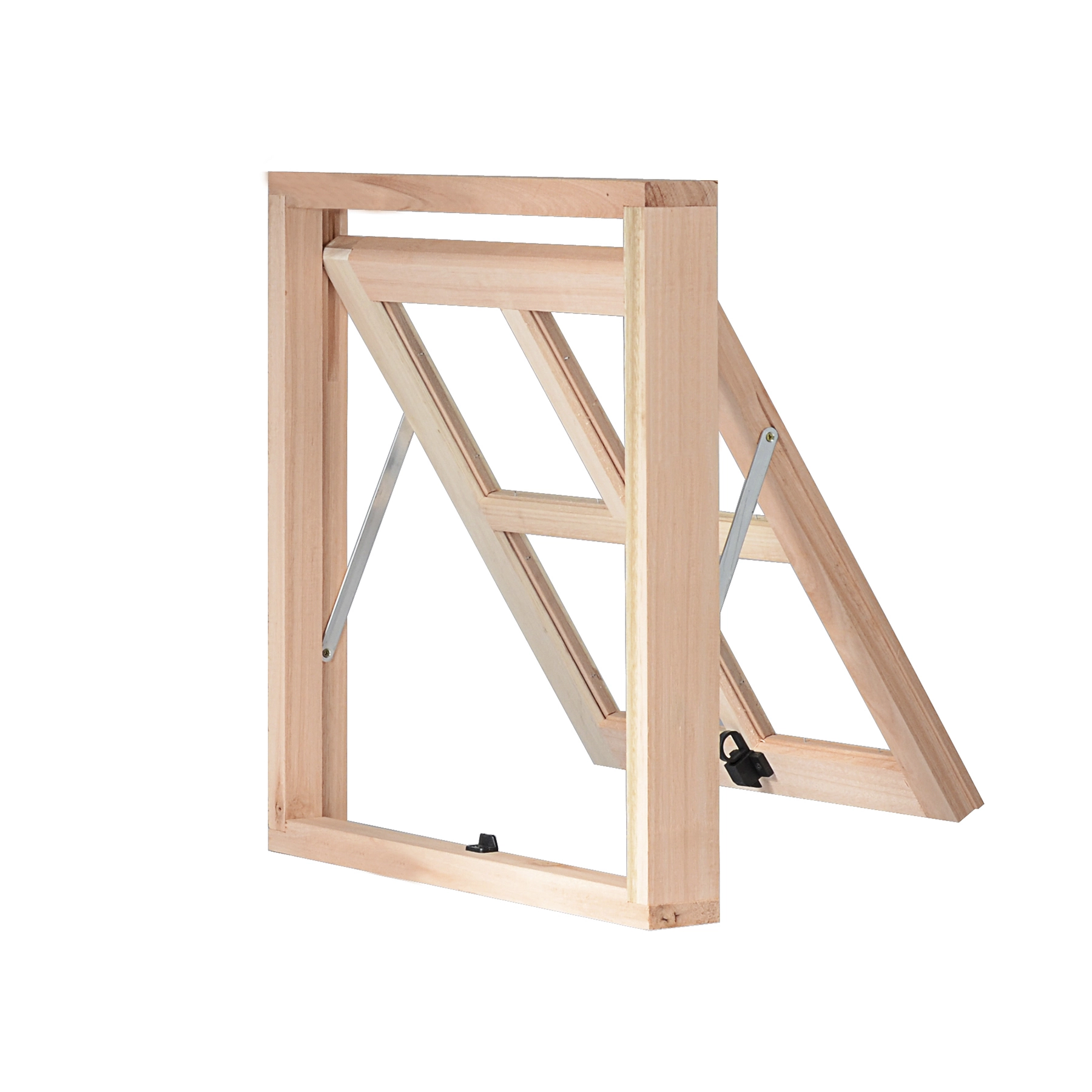 Janela de Madeira Maxim-ar 80x80cm Rondosul Natural