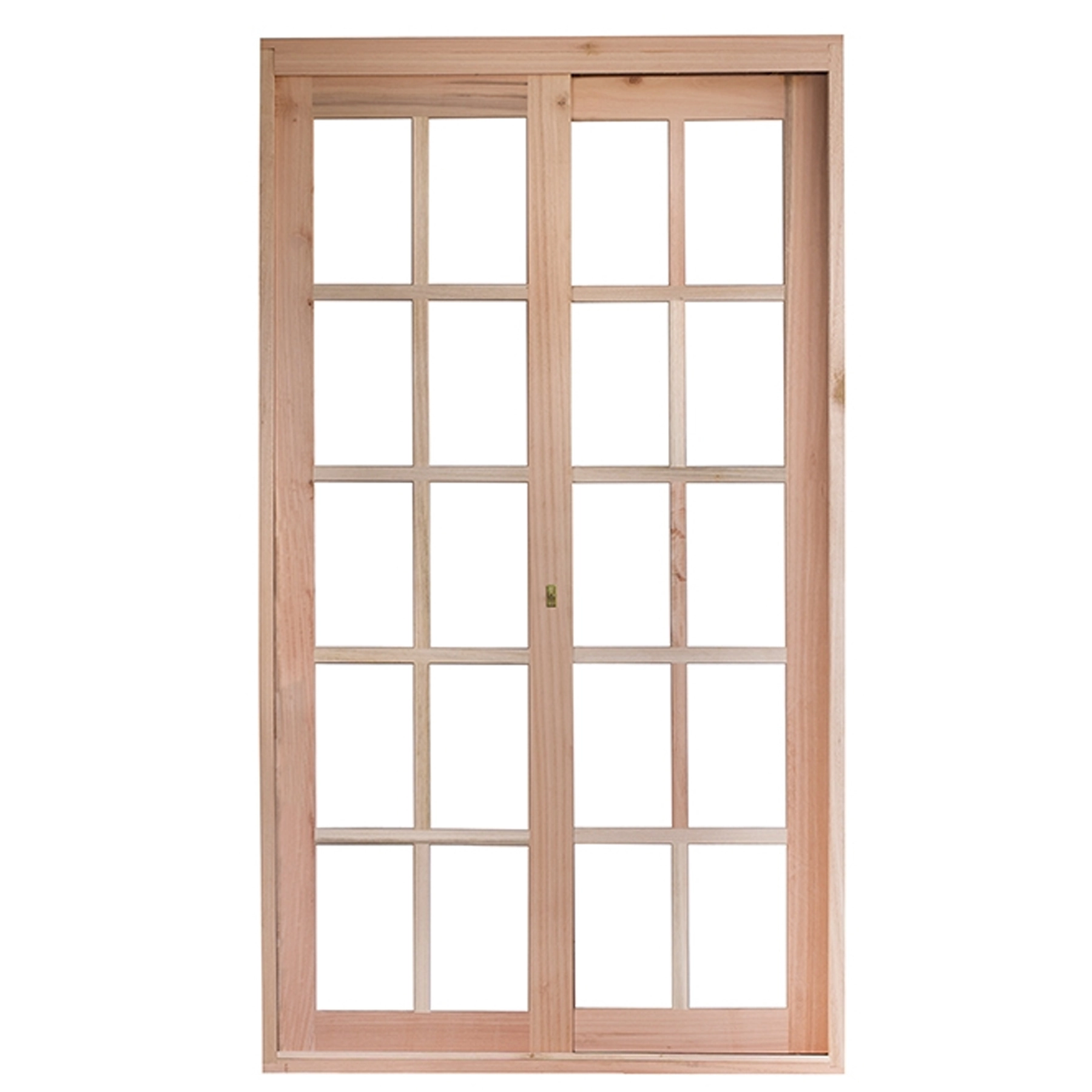Porta de Correr 2 Folhas Eucalipto Bege 2,13x2,00m Rondosul