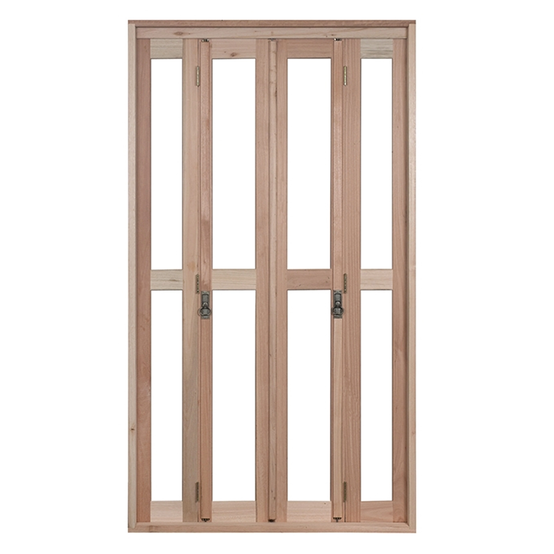 Porta Pantográfica 4 Folhas Eucalipto Bege 2,13x1,50m Rondosul