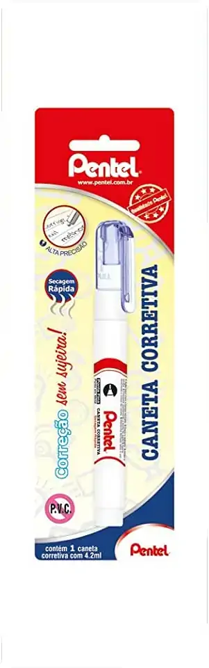 Corretivo Pentel Caneta 4,2ml Un