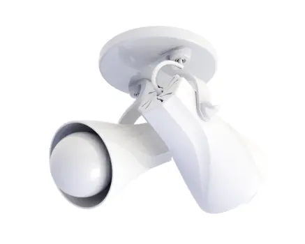 Spot De Sobrepor Octa Duplo Soquete E-27