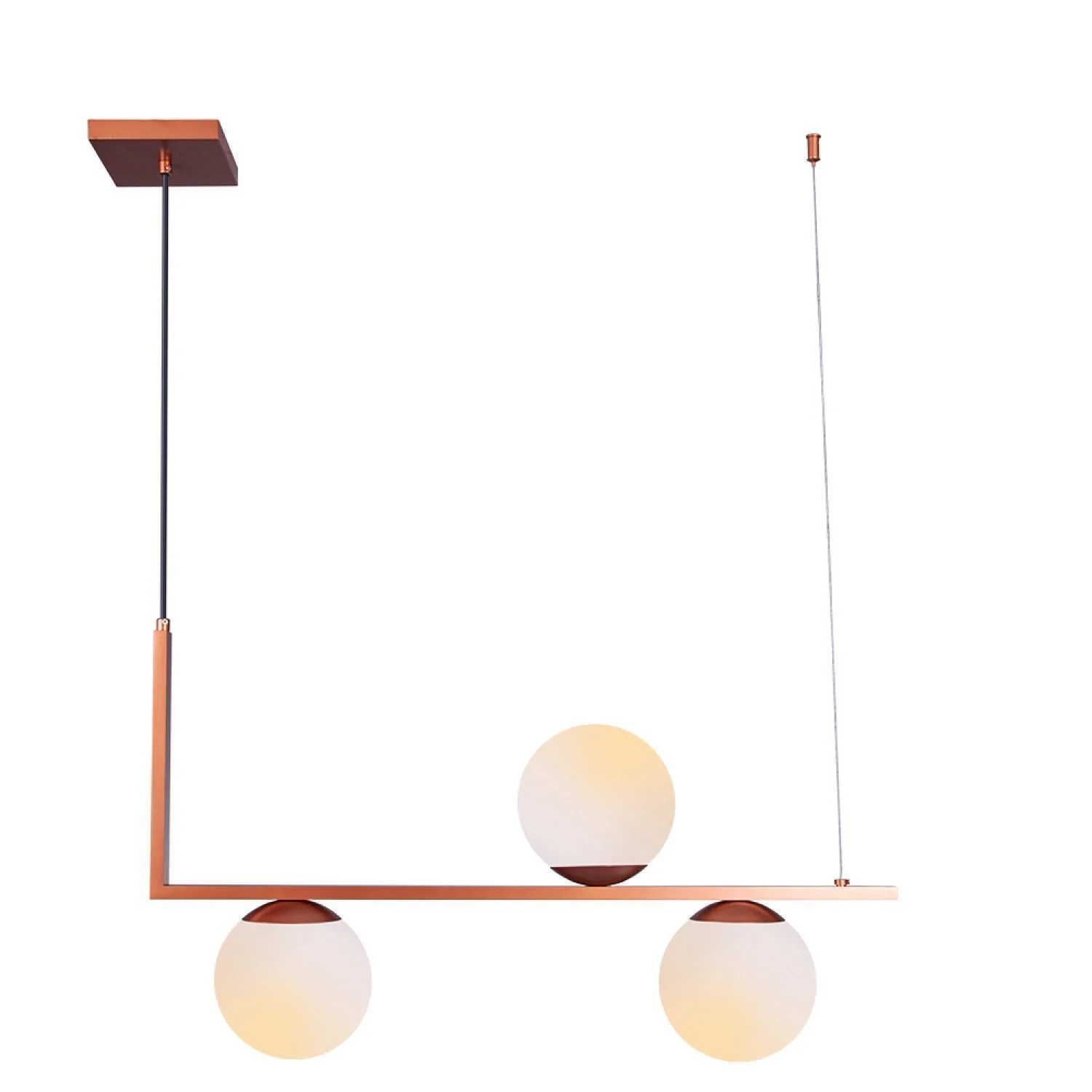 Pendente Bivolt Havana L 3 Startec Cobre