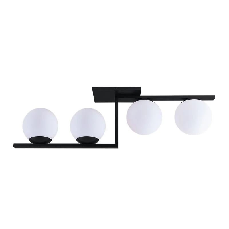 Plafon Startec Havana 4 E27 Bivolt Preto