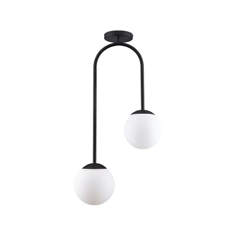 Plafon Startec Flórida 2 E27 Bivolt Preto