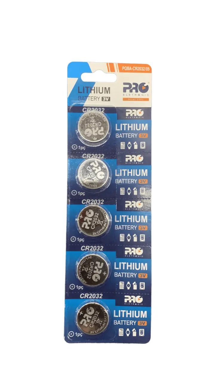 Bateria Cr2032 Blister Com 5 Unidades