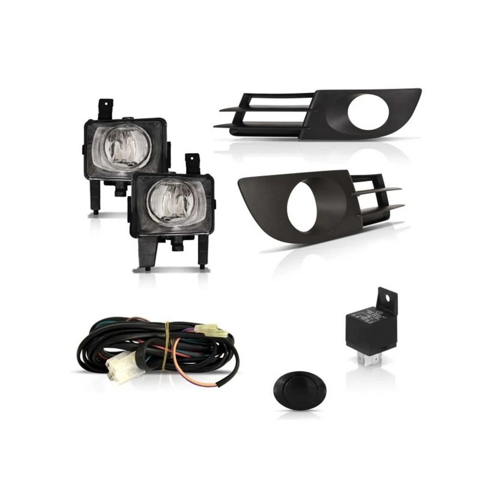 Kit Farol Auxiliar CHEVROLET - GM VECTRA com Moldura - FABRICIO KFM837