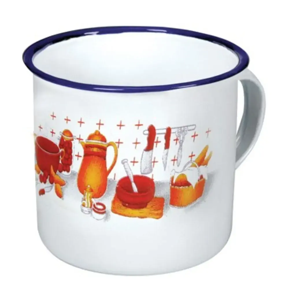 Canecao Yangzi Esmaltada 12cm P/leite Un