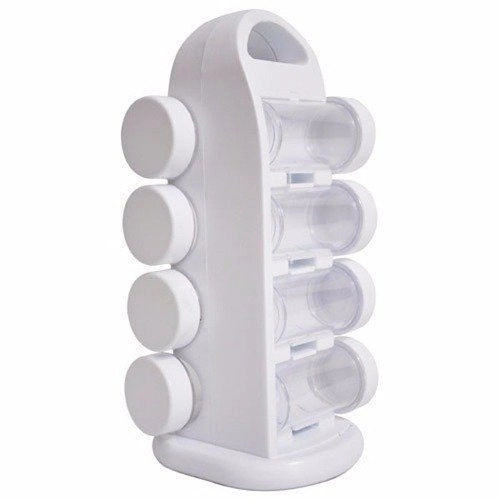 Organizador Tempero Mimo Style C/8 Pcs Branco