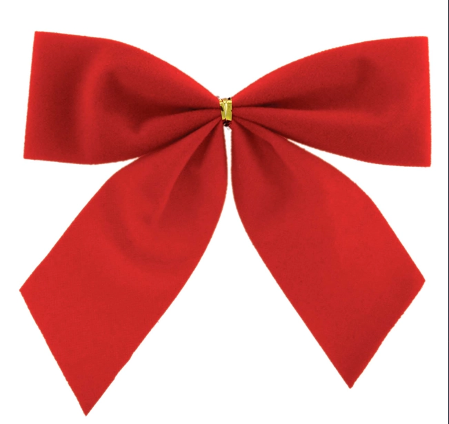 Enfeite Natal Yangzi Laco Velu Verm C 3