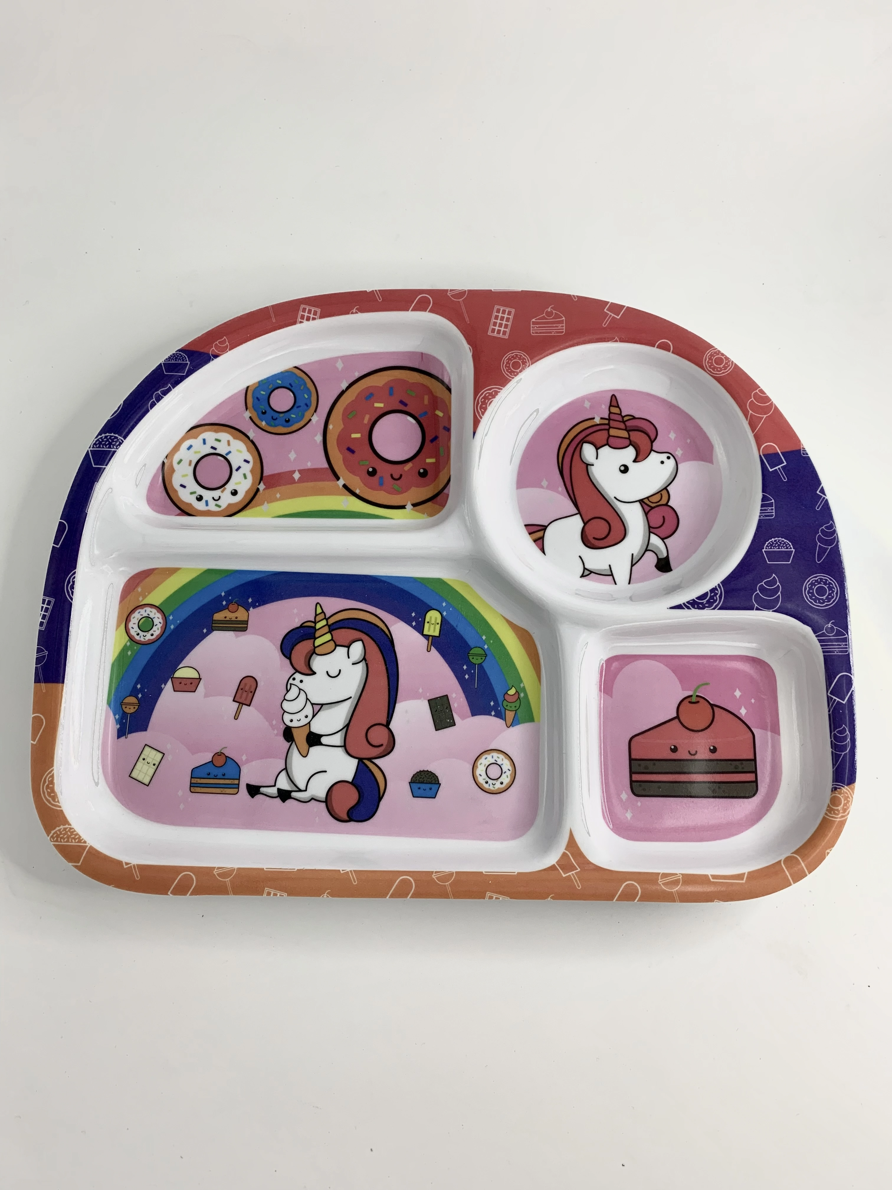 Prato Infantil Melamina Deco Ref18623 Unidade