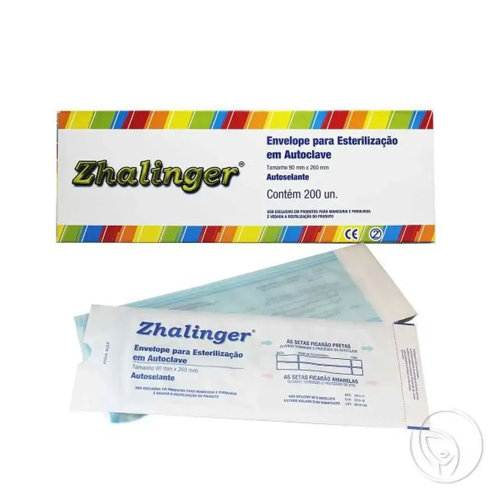 Envelopes P/ Esterilizacao Zhalinger C/200