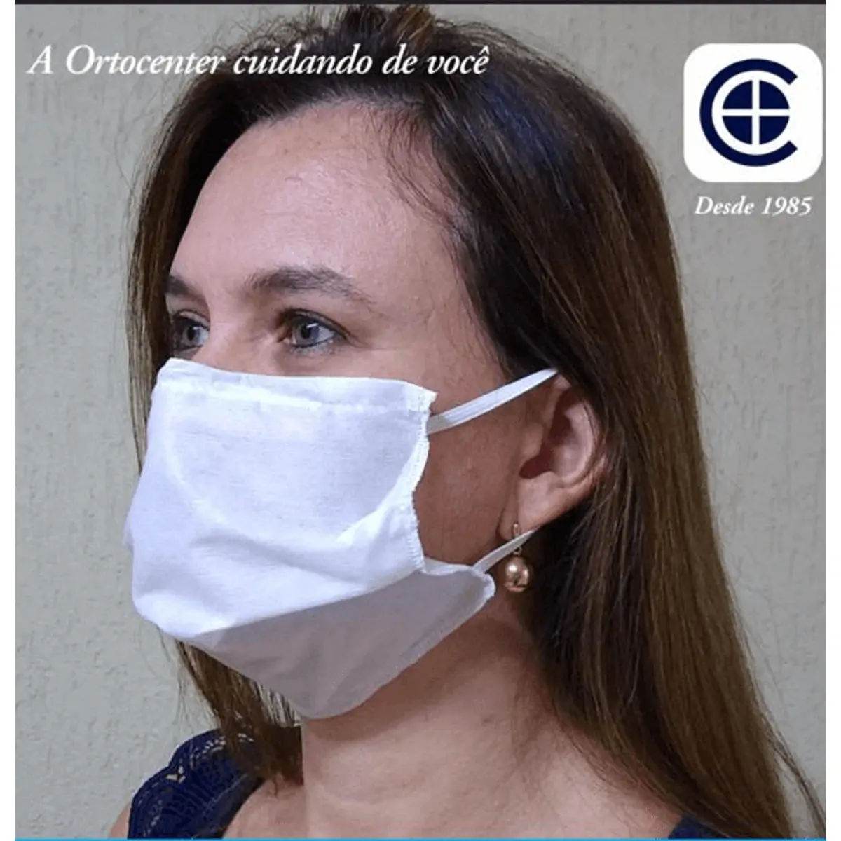 Máscara de Proteção TNT com elástico (10 unidades) - Ortocenter