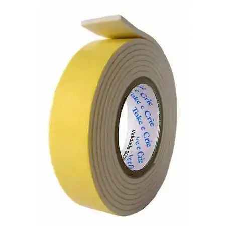 Fita Adesiva De Espuma 19mmx1,5mt Fad01 Tec